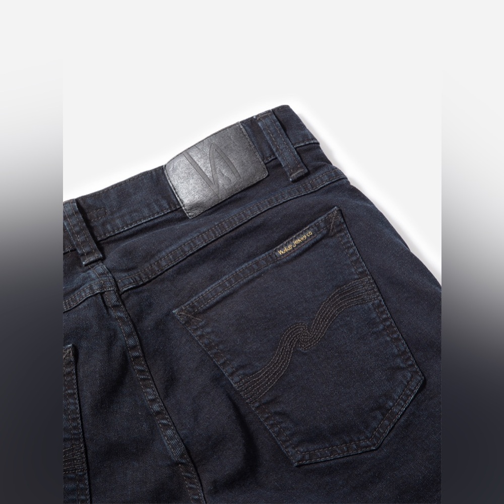 Nudie Jeans Tight Terry Rumbling Black 30x30 - Picture 5 of 9
